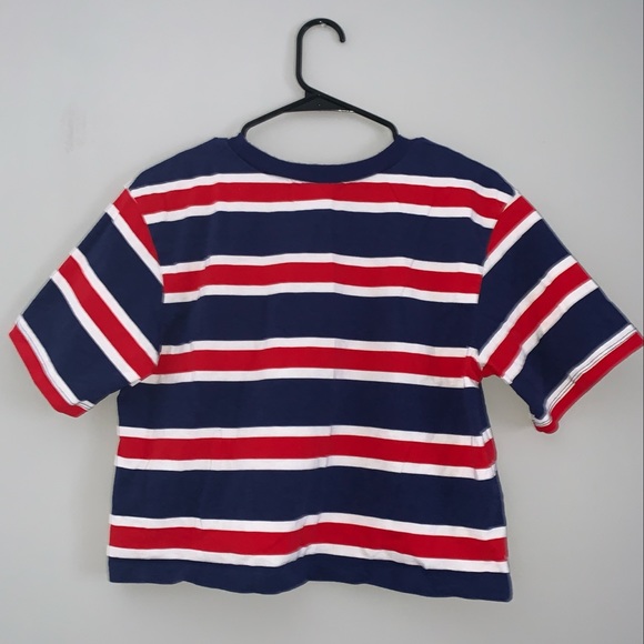 adorable vans striped (sort of) cropped top :) - Picture 4 of 4